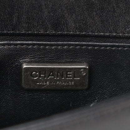 Chanel Galuchat Stingray Small Boy Flap Black 6 of 17