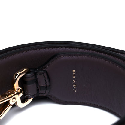 Fendi Vitello Century Bi-Color FF 1974 Embossed Strap You Maya Black 4 of 6
