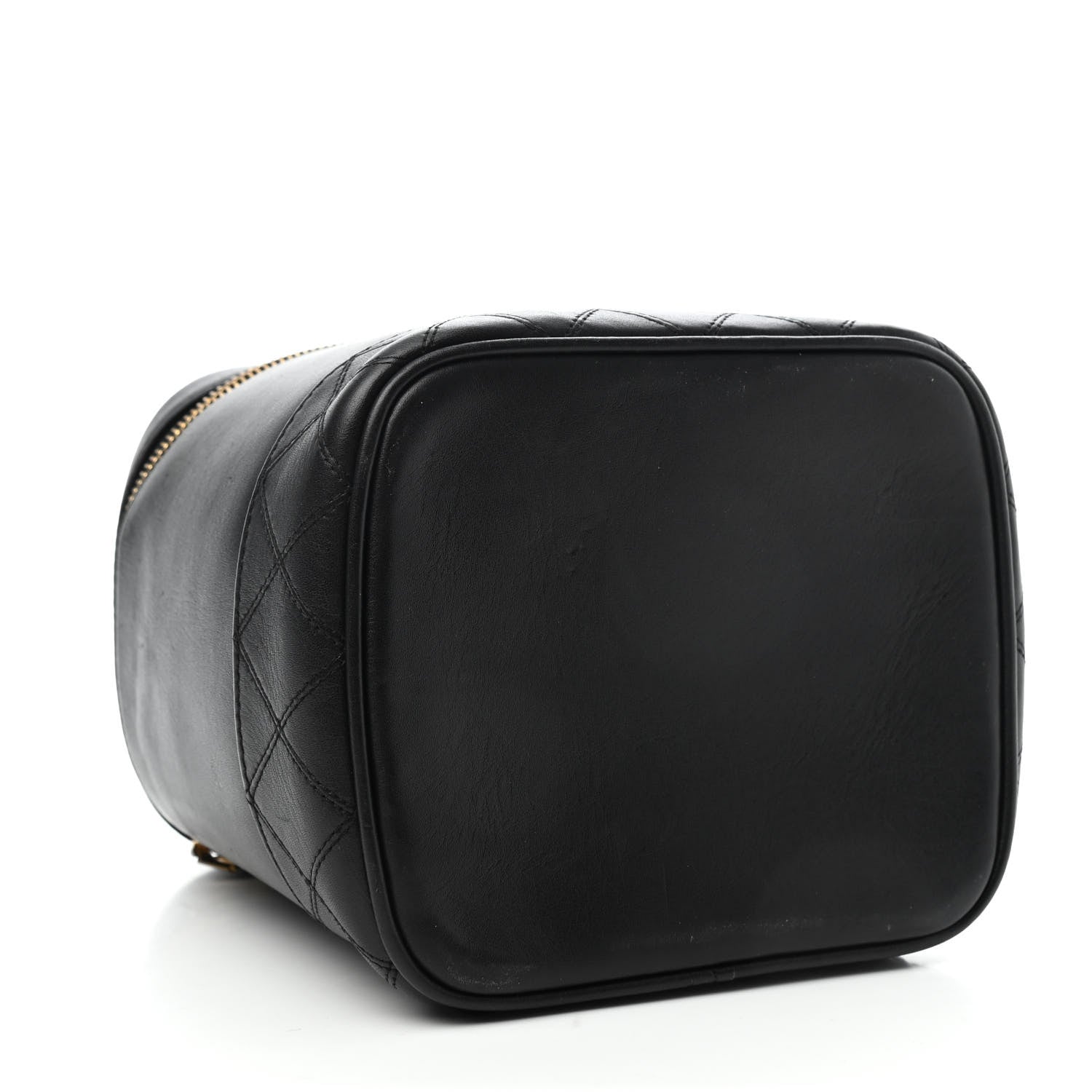 Chanel Lambskin Vanity Cosmetic Case Black 3 of 4