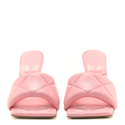 Bottega Veneta Nappa Quilted Rubber Lido Mule Sandals 38 Blossom 2 of 13