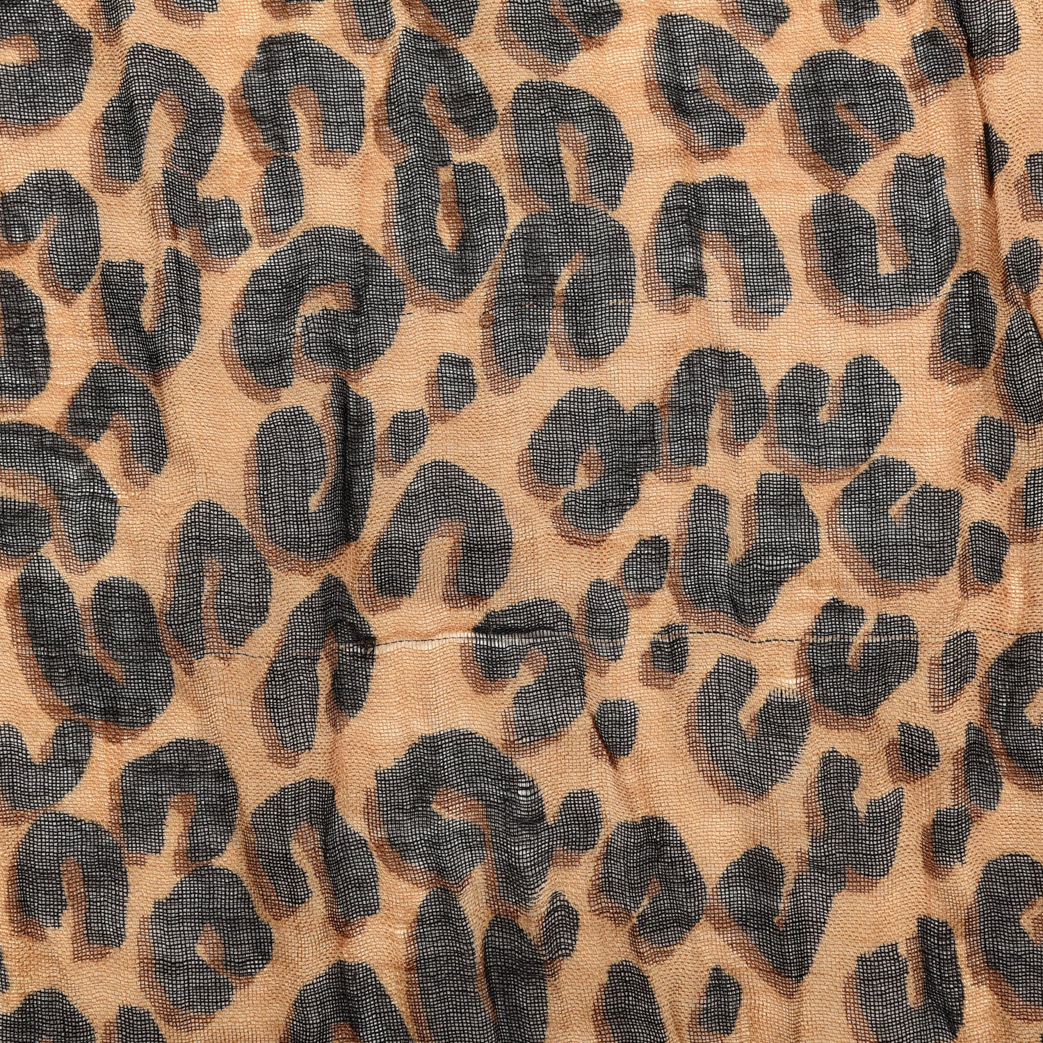 Louis Vuitton Cashmere Silk Leopard Etole Stole Marron 4 of 5