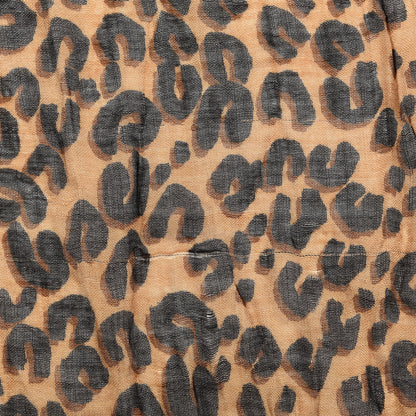 Louis Vuitton Cashmere Silk Leopard Etole Stole Marron 4 of 5
