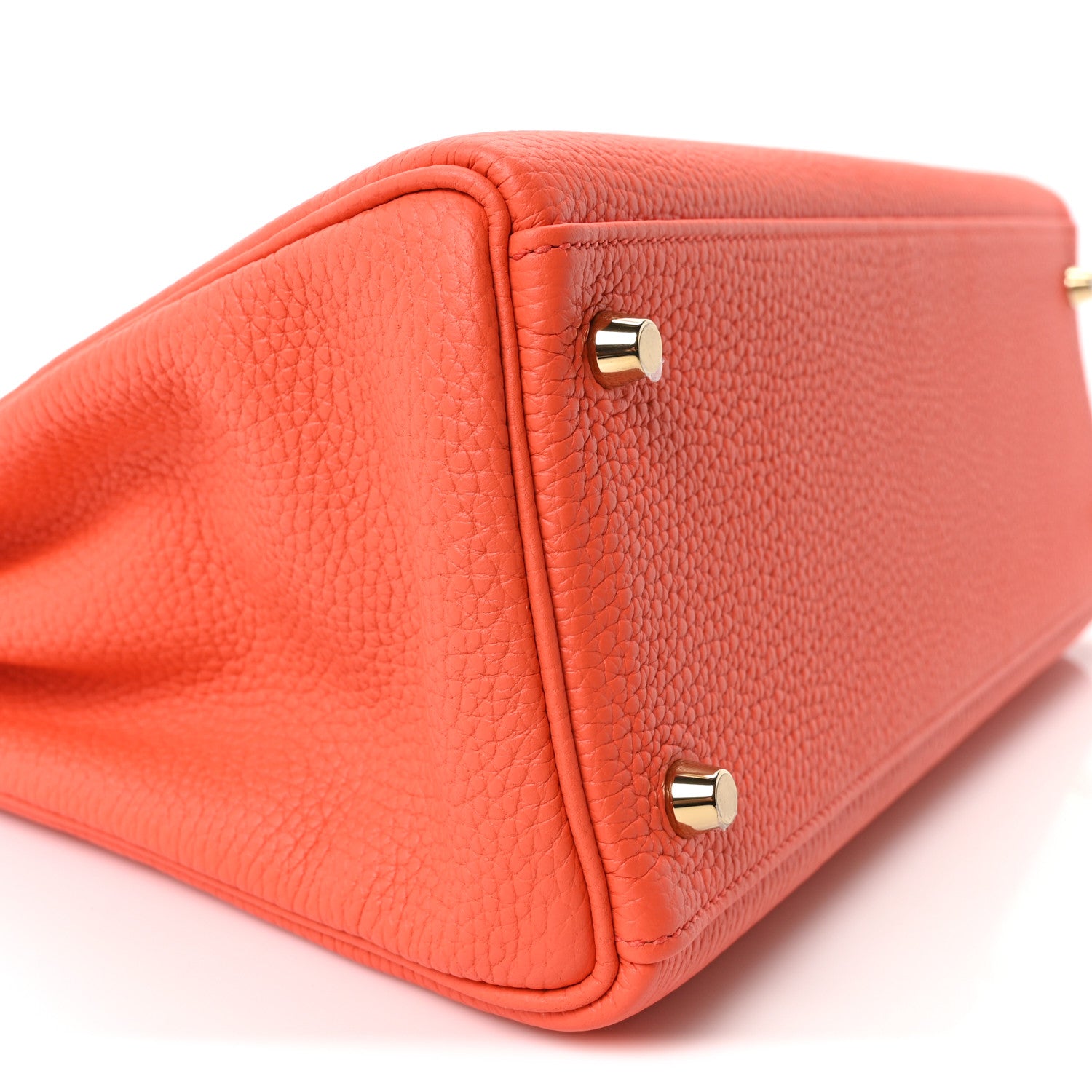 Hermes Togo Kelly Retourne 32 Orange Poppy 9 of 11