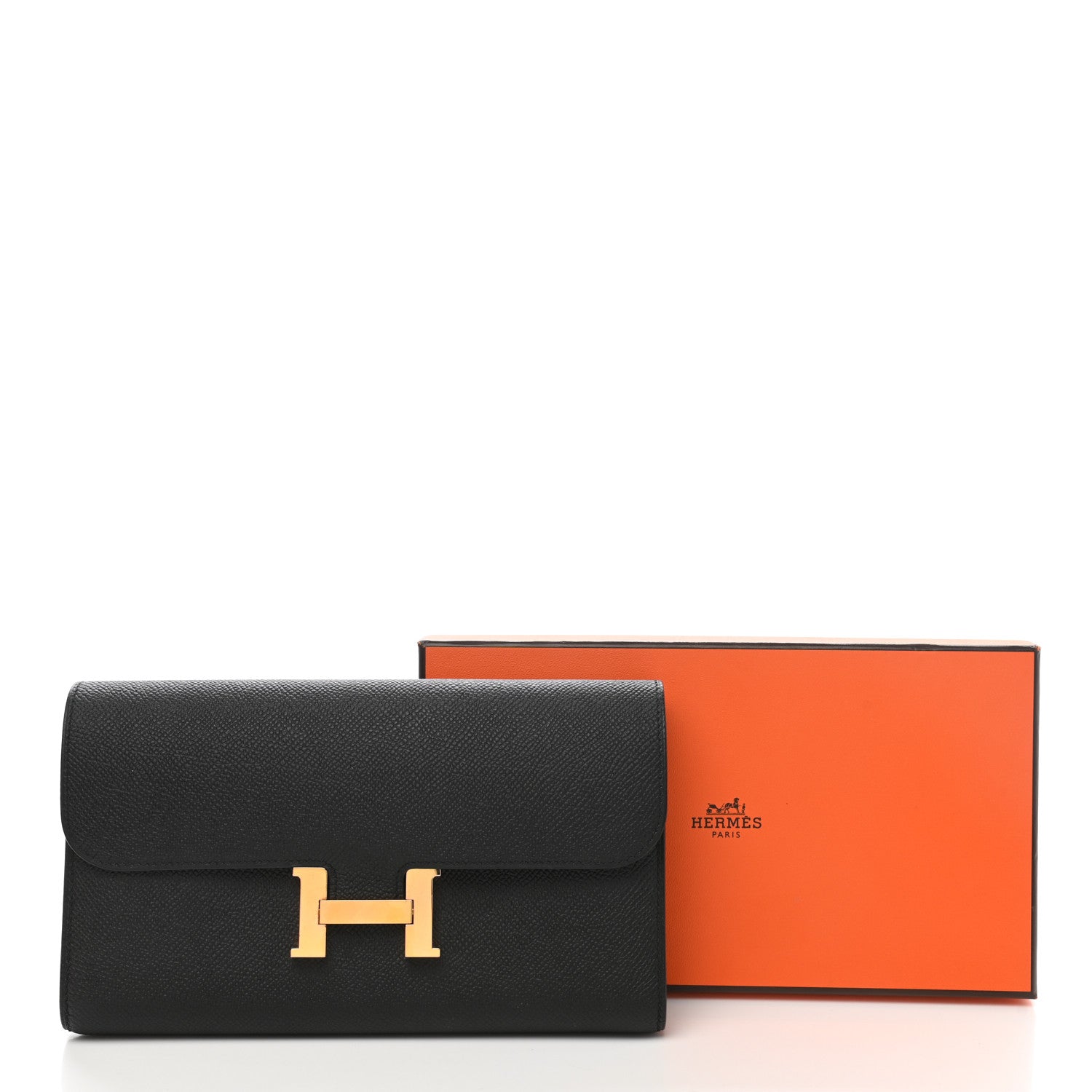 Hermes Epsom Constance Long Wallet Black 8 of 8