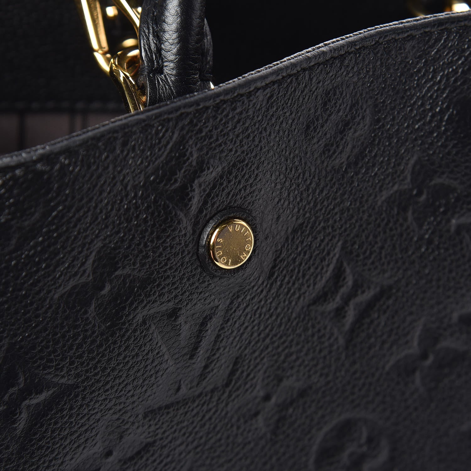 Louis Vuitton Empreinte Montaigne MM Black 11 of 19