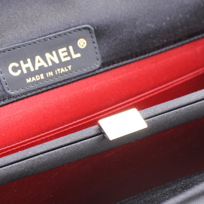 Chanel Satin Bow Clutch Black 6 of 8