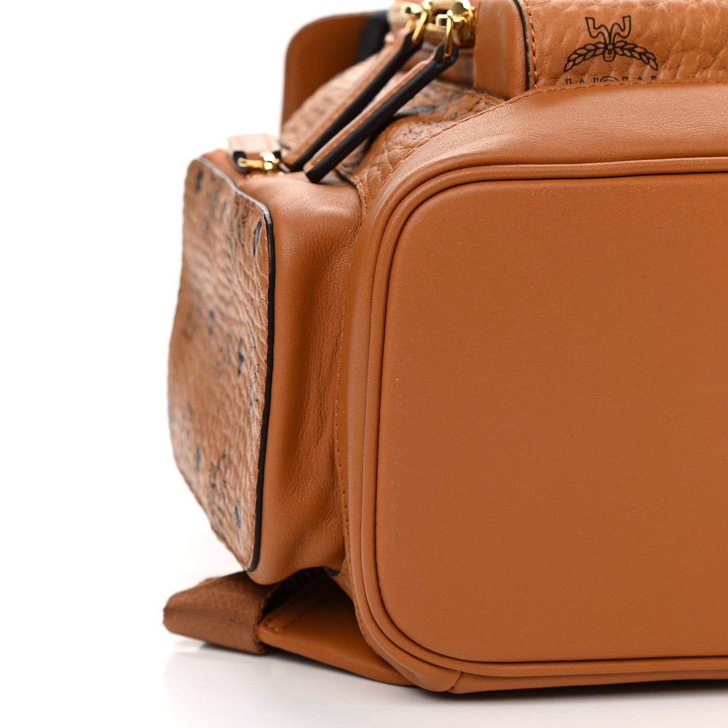 MCM Visetos Brandenburg Backpack Cognac 9 of 10