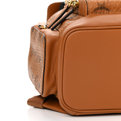 MCM Visetos Brandenburg Backpack Cognac 9 of 10