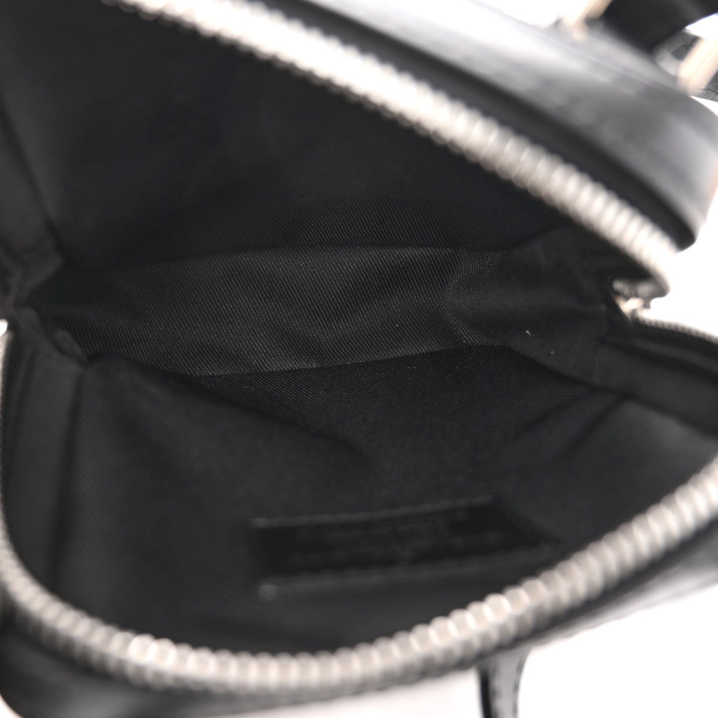 Calfskin Flower Charms Danube Messenger Black