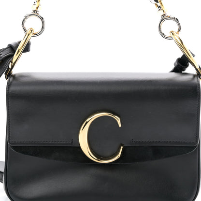 Chloe Calfskin Small C Double Carry Black 15 of 19