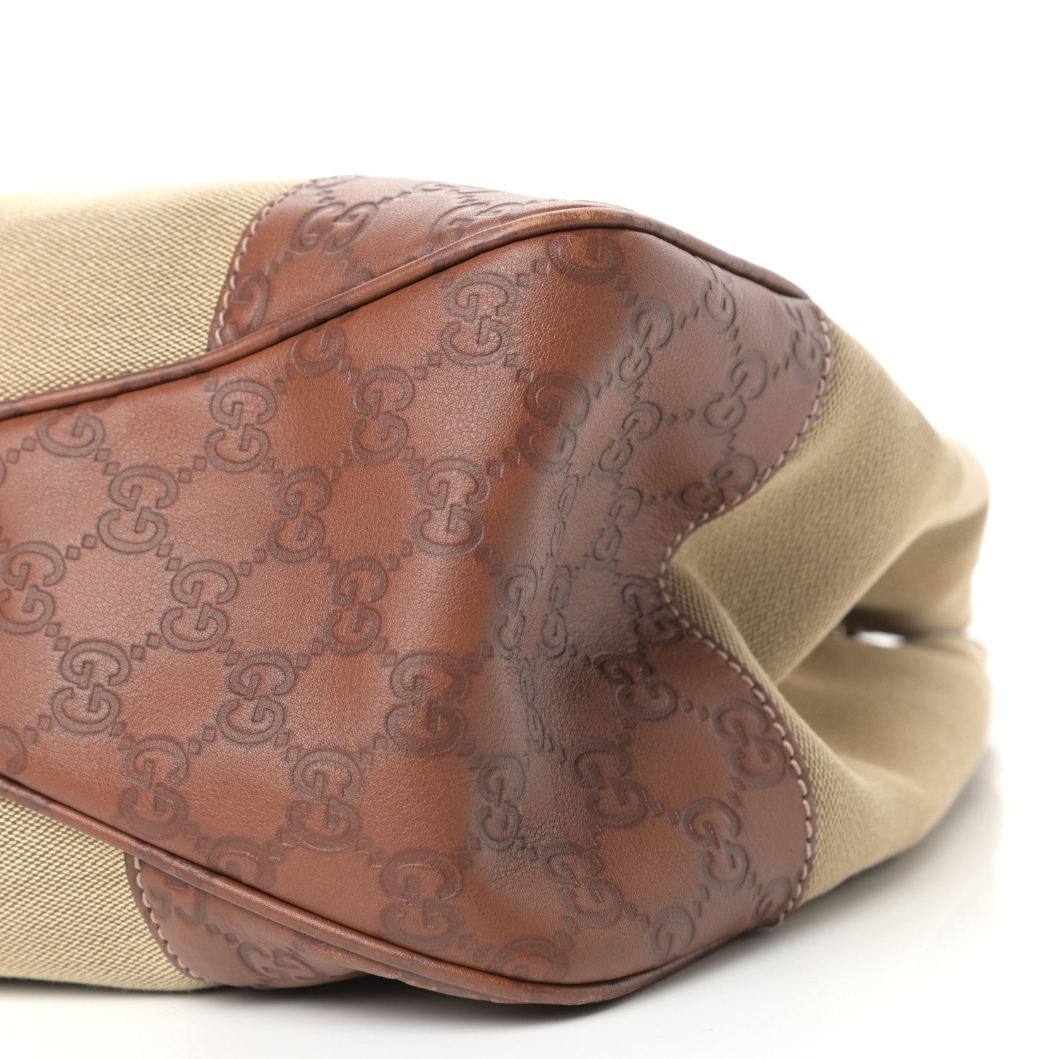 Gucci Canvas Guccissima Hobo Brown 9 of 10