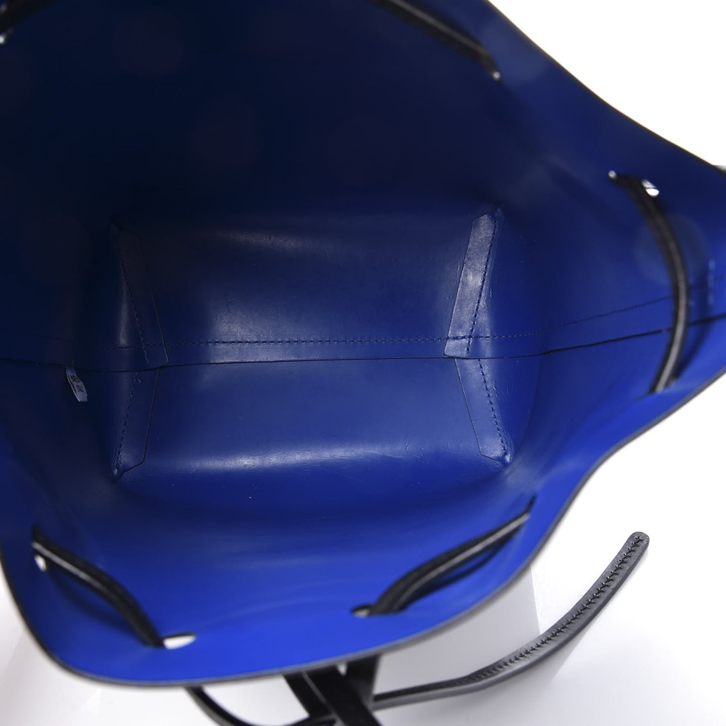 Vegetable Tanned Calfskin Mini Bucket Bag Black