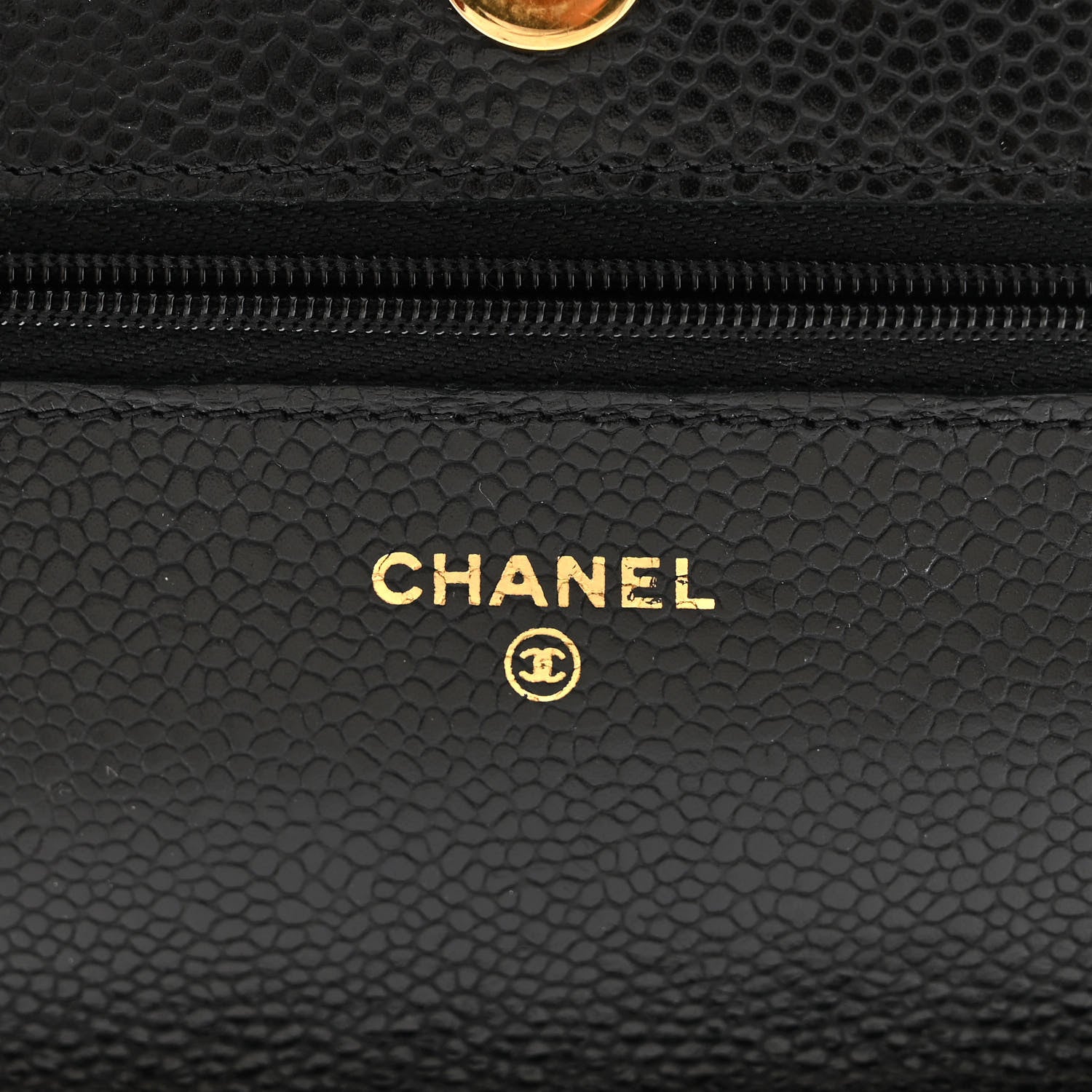 Chanel Caviar Quilted Wallet on Chain WOC Black 6 of 12