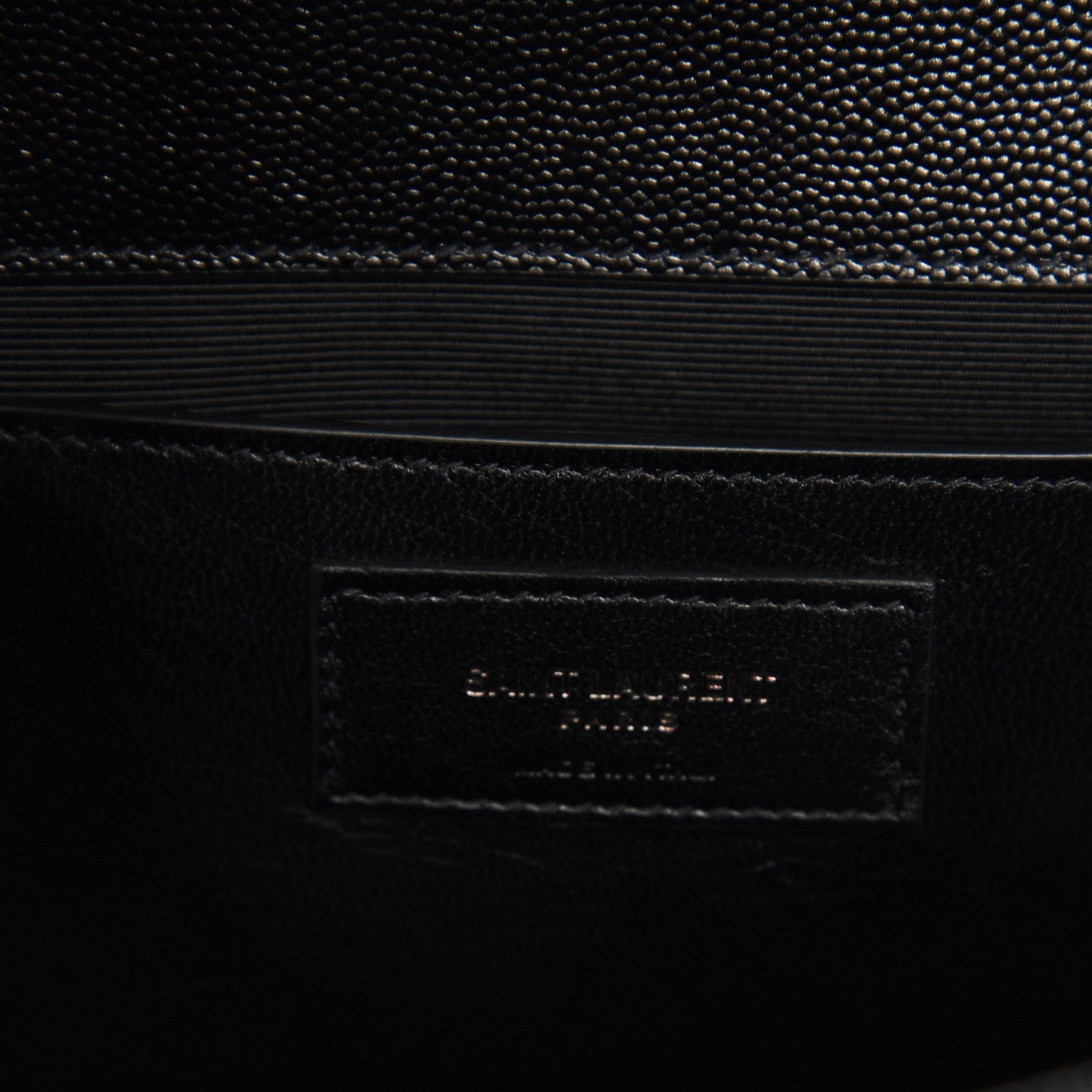 Saint Laurent Grain De Poudre Medium Classic Monogram Kate Satchel Black 7 of 7