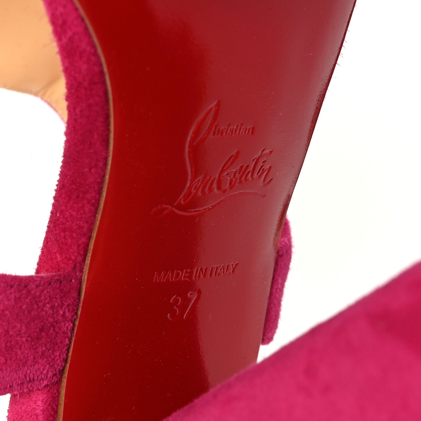 Veau Velours Foolish 130 Platform Sandals 37 Bomba