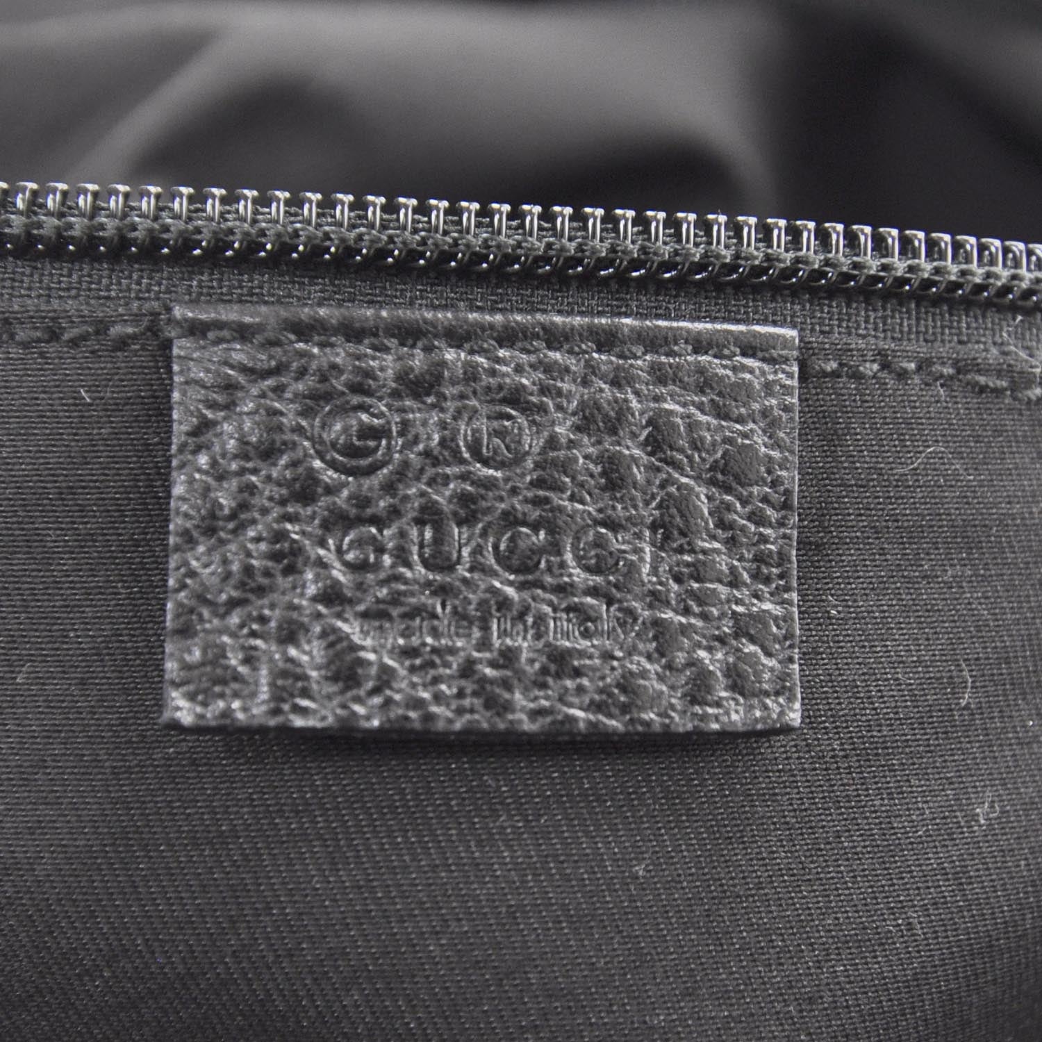 Gucci Nylon Monogram Large Hobo Black 7 of 9