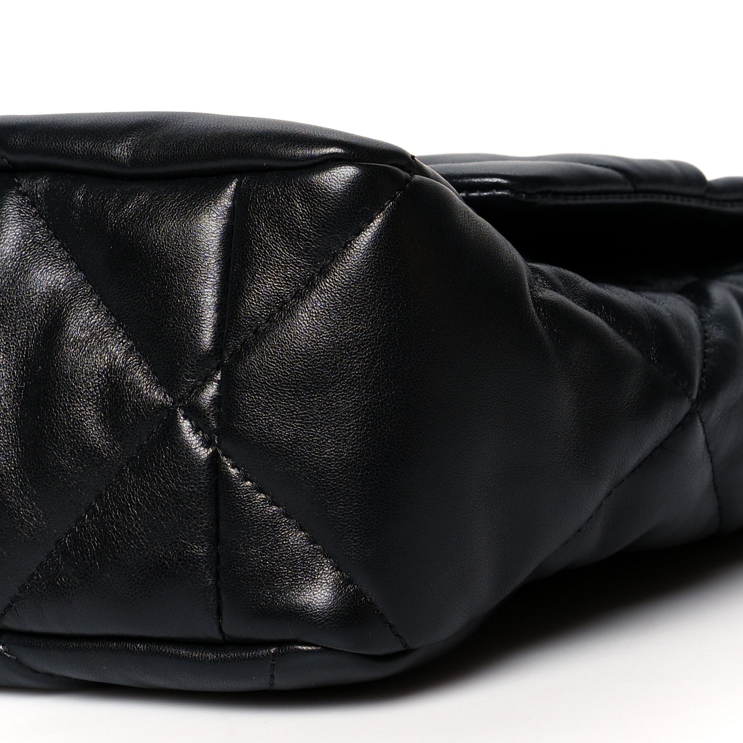 Chanel Lambskin Quilted Large Chanel 19 Flap Black 10 of 10