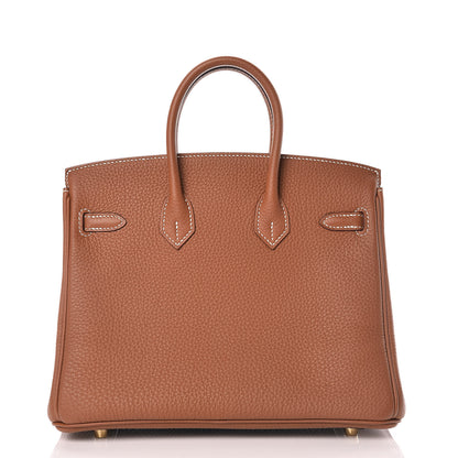 Hermes Togo Birkin 25 Gold 10 of 16