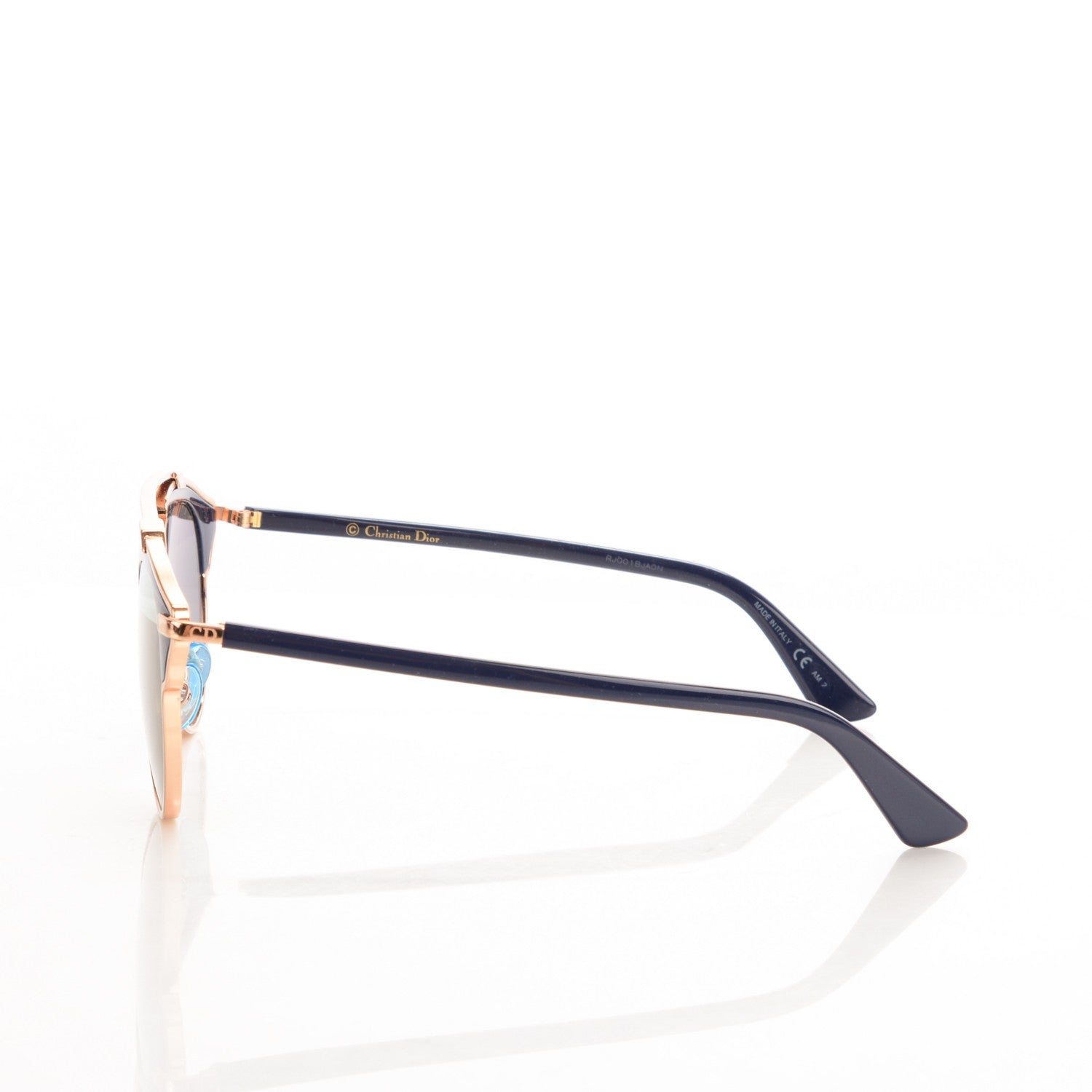 Christian Dior Mirrored So Real Sunglasses Rose Gold Blue 2 of 6