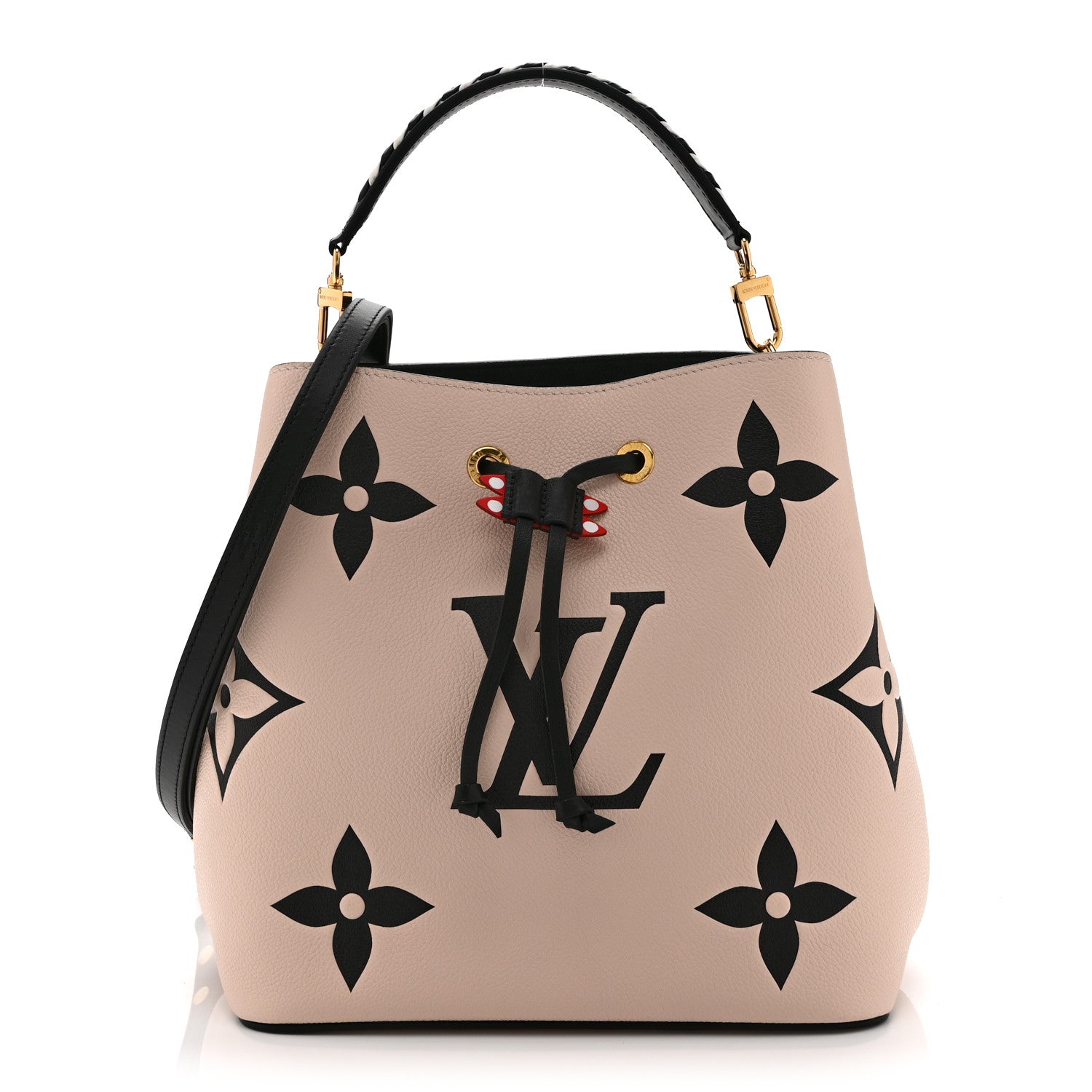 Louis Vuitton Empreinte Monogram Giant Crafty Neonoe MM Creme Black 1 of 12