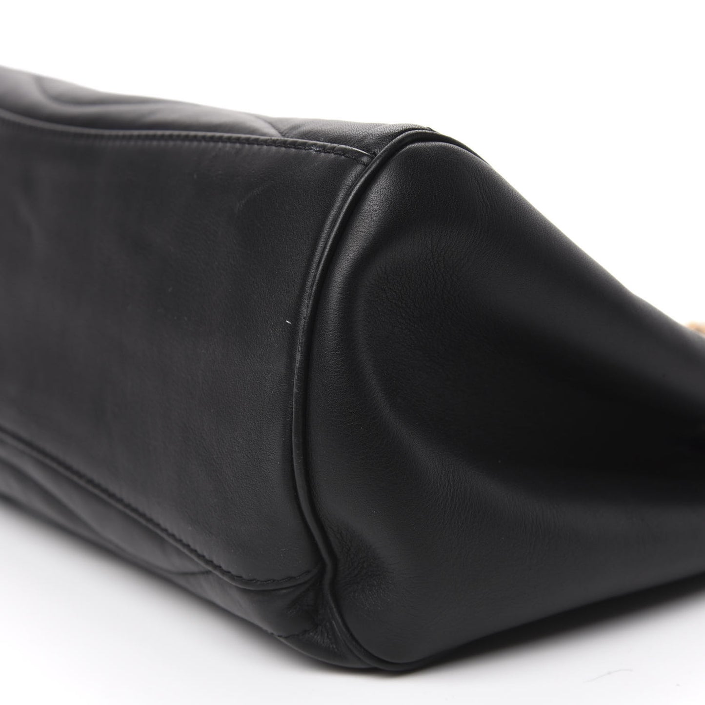 Calfskin New Wave Chain Tote Black