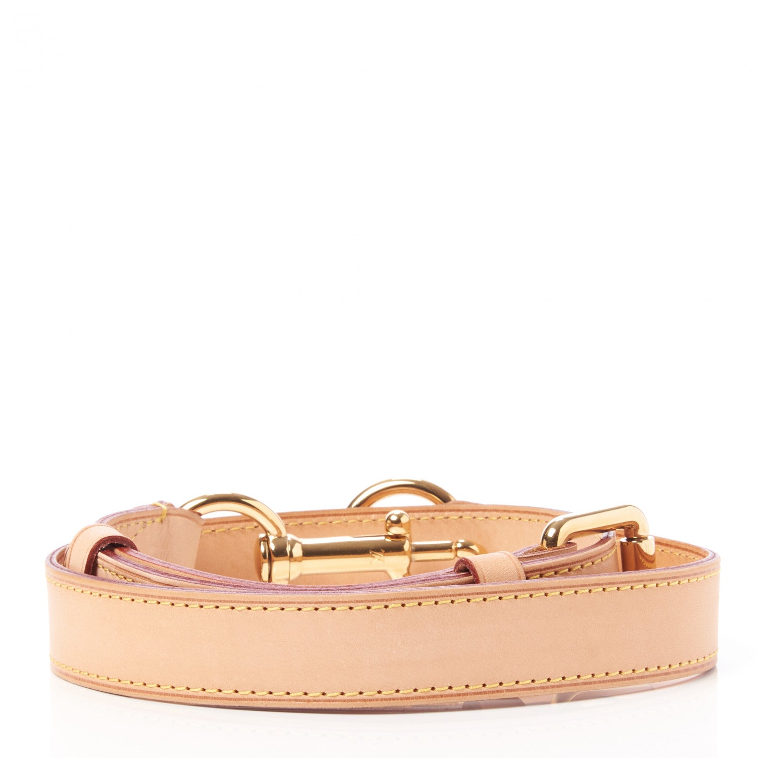 Louis Vuitton Vachetta 25mm Adjustable Shoulder Strap VVN 2 of 4