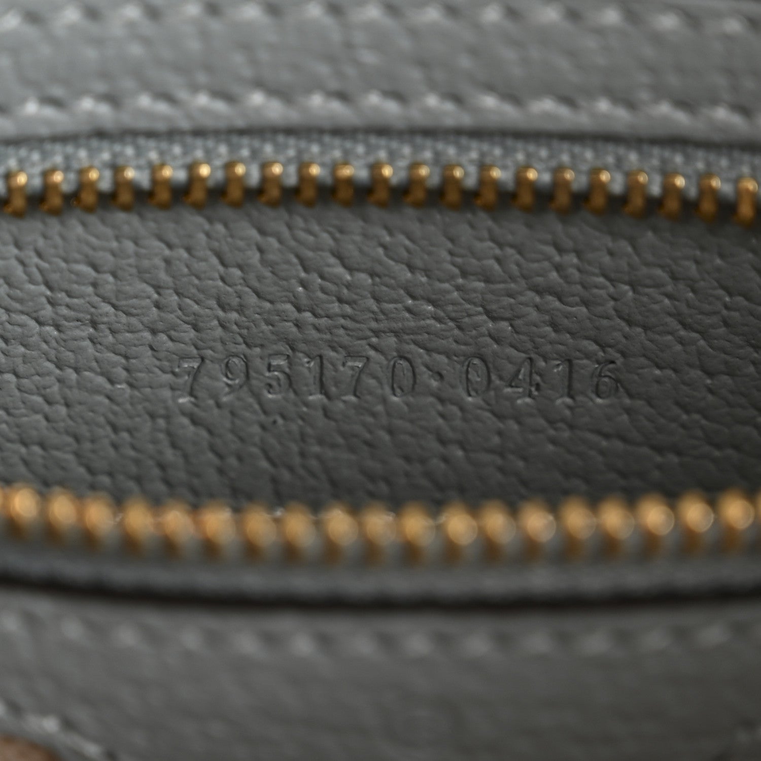 Gucci GG Supreme Monogram Textured Calfskin Web Super Mini Ophidia Shoulder Bag Dusty Blue 7 of 10