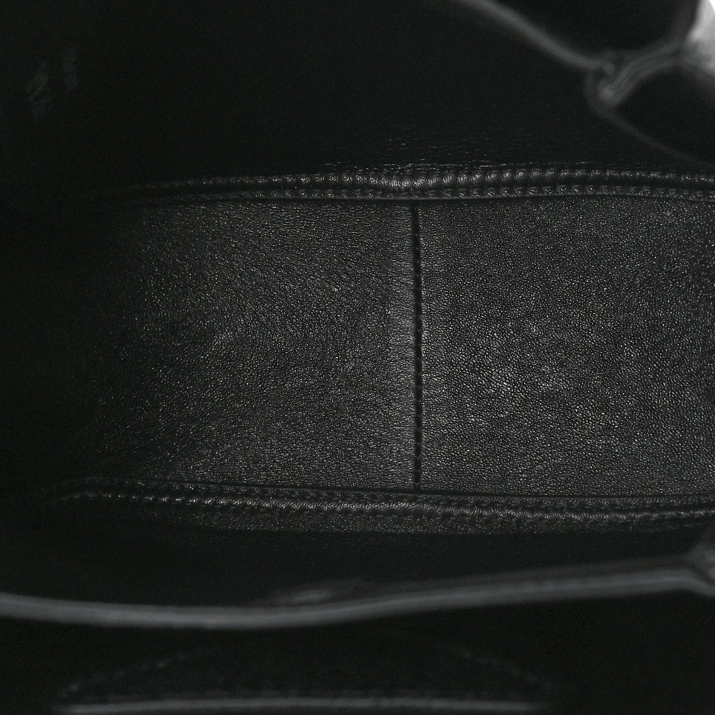 Vitello Daino Soft Mini Dynamique Tote Black