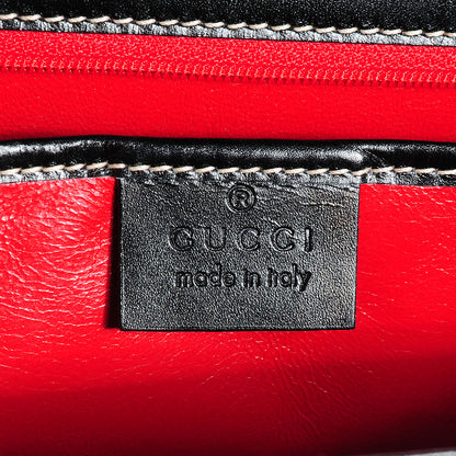 Gucci Leather Lady Lock Flap Tote Black 12 of 14