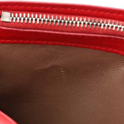 Bottega Veneta Crocodile Chain Wallet Red 11 of 16