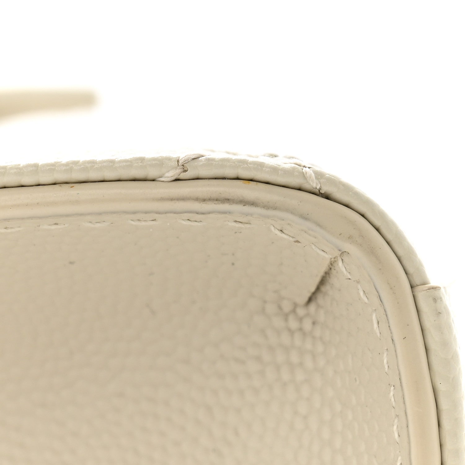 Saint Laurent Grain De Poudre Textured Mixed Matelasse Medium Triquilt Monogram Satchel Crema Soft 12 of 12