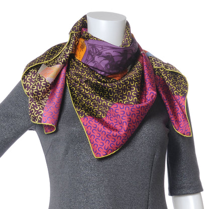 Hermes Silk A Cheval Sur Mon Carre Scarf 90 3 of 8