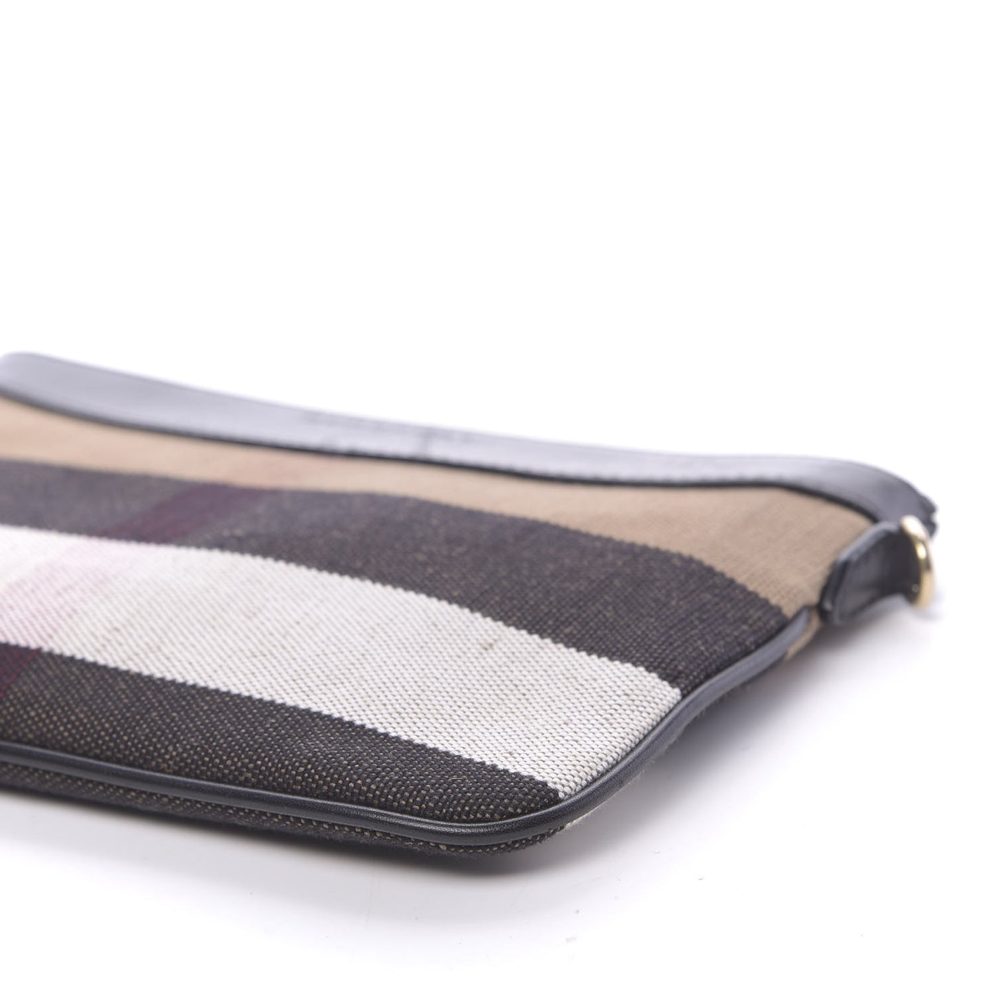 Mega Check Peyton Crossbody Clutch Bag Black
