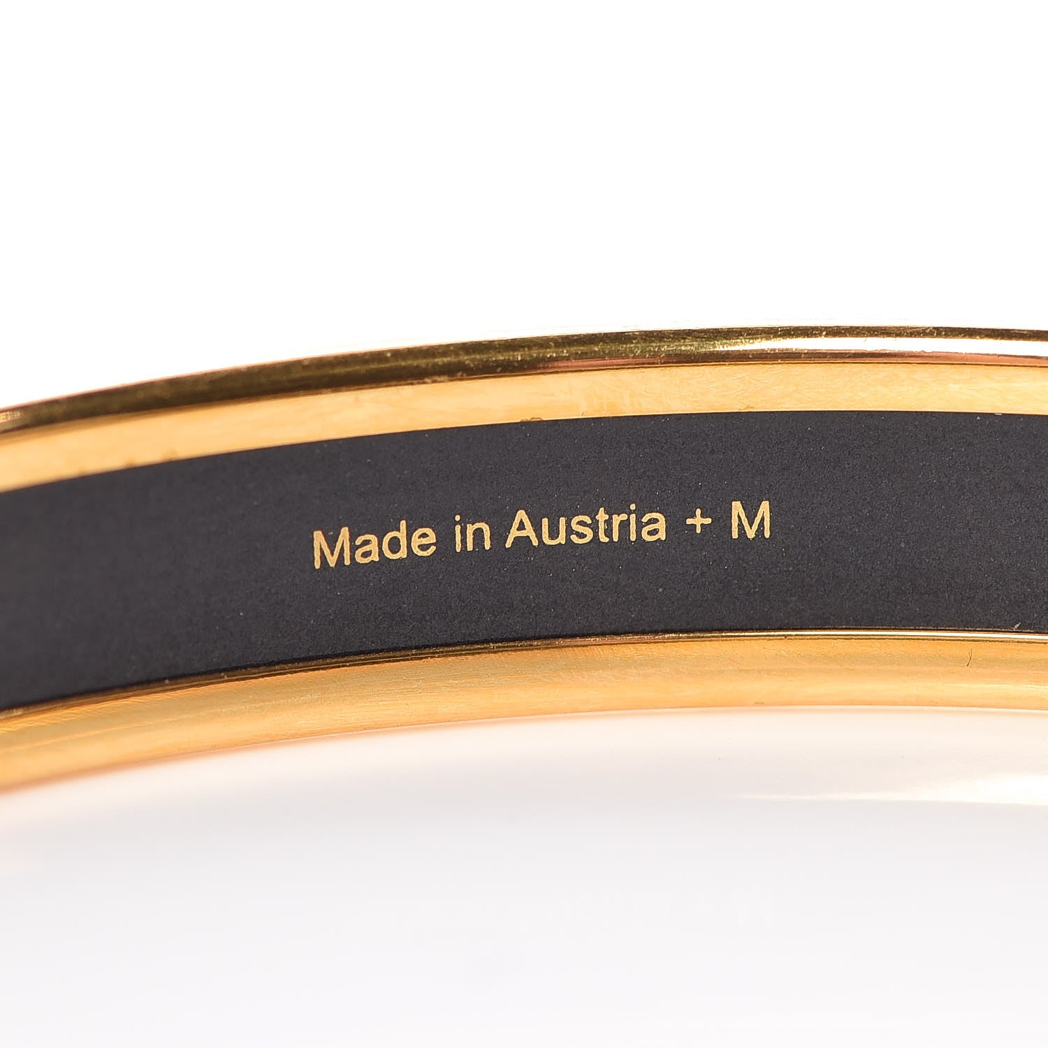 Hermes Enamel Printed Narrow Bracelet 65 5 of 6