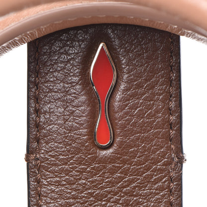 Christian Louboutin Nubuck Patch Small Eccusion Paloma Version Chatain 13 of 21