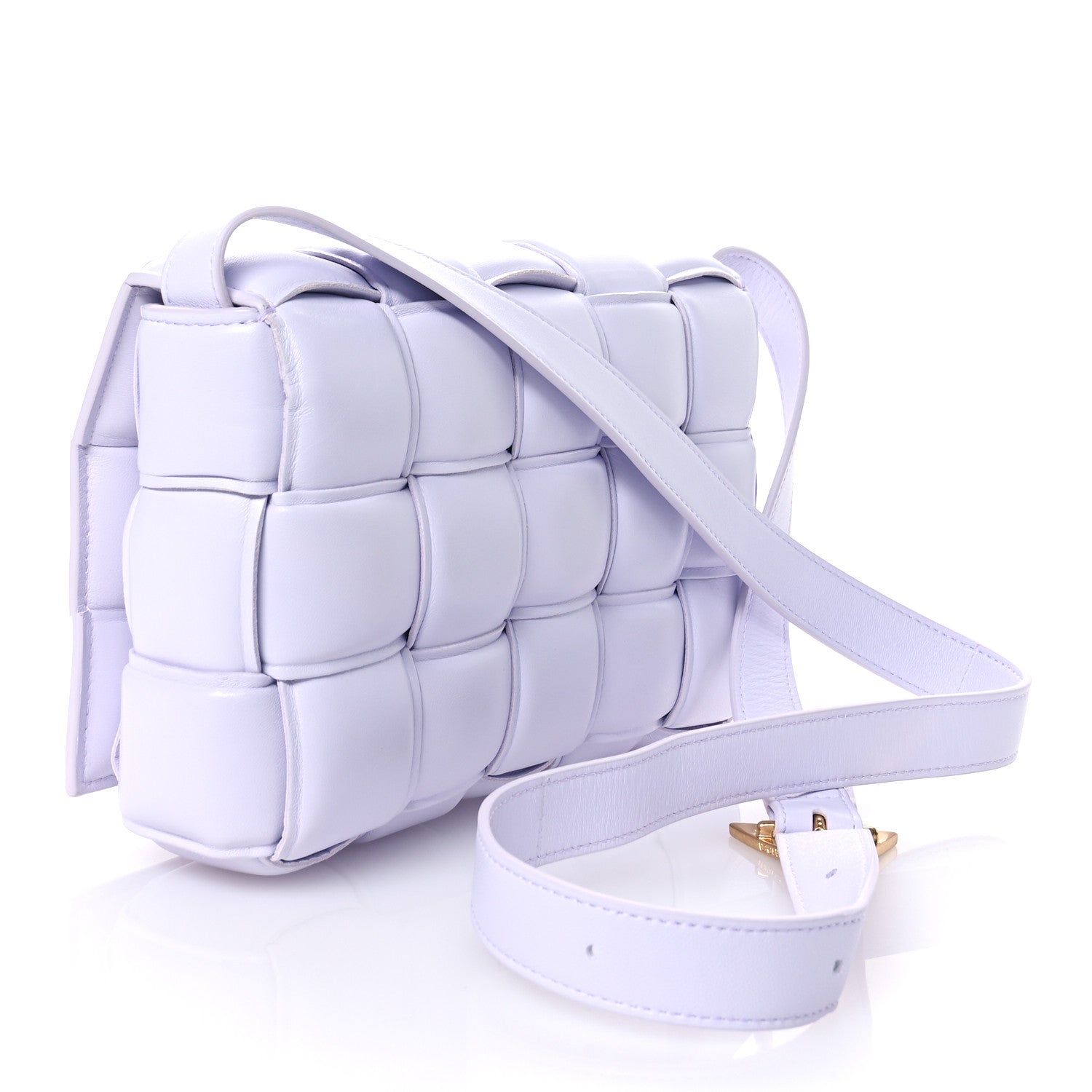 Bottega Veneta Nappa Maxi Intreccio Padded Cassette Crossbody Bag Mirth Washed 3 of 10