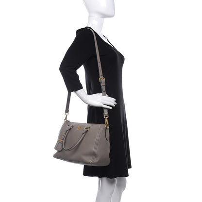 Prada Vitello Daino Satchel Argilla 2 of 9