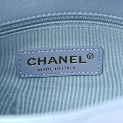 Chanel Iridescent Caviar Quilted Mini My Perfect Flap Light Blue 6 of 10