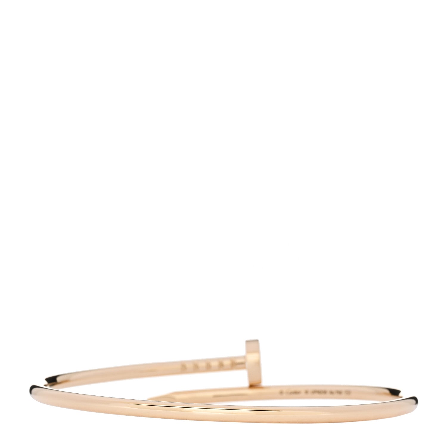 Cartier 18K Yellow Gold Small Juste Un Clou Bracelet 16 2 of 4