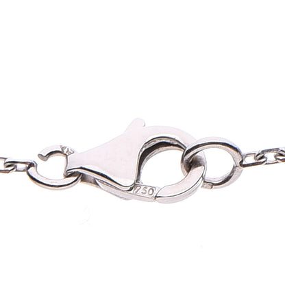 Van Cleef & Arpels 18K White Gold Mother of Pearl Vintage Alhambra Pendant Necklace 5 of 7