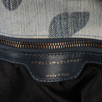Stella McCartney Denim Camo Print Big Falabella Tote Pale Blue 9 of 11