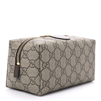 Gucci Soft GG Supreme Monogram Calfskin Medium Ophidia Cosmetic Case Beige Ebony New Acero 4 of 14