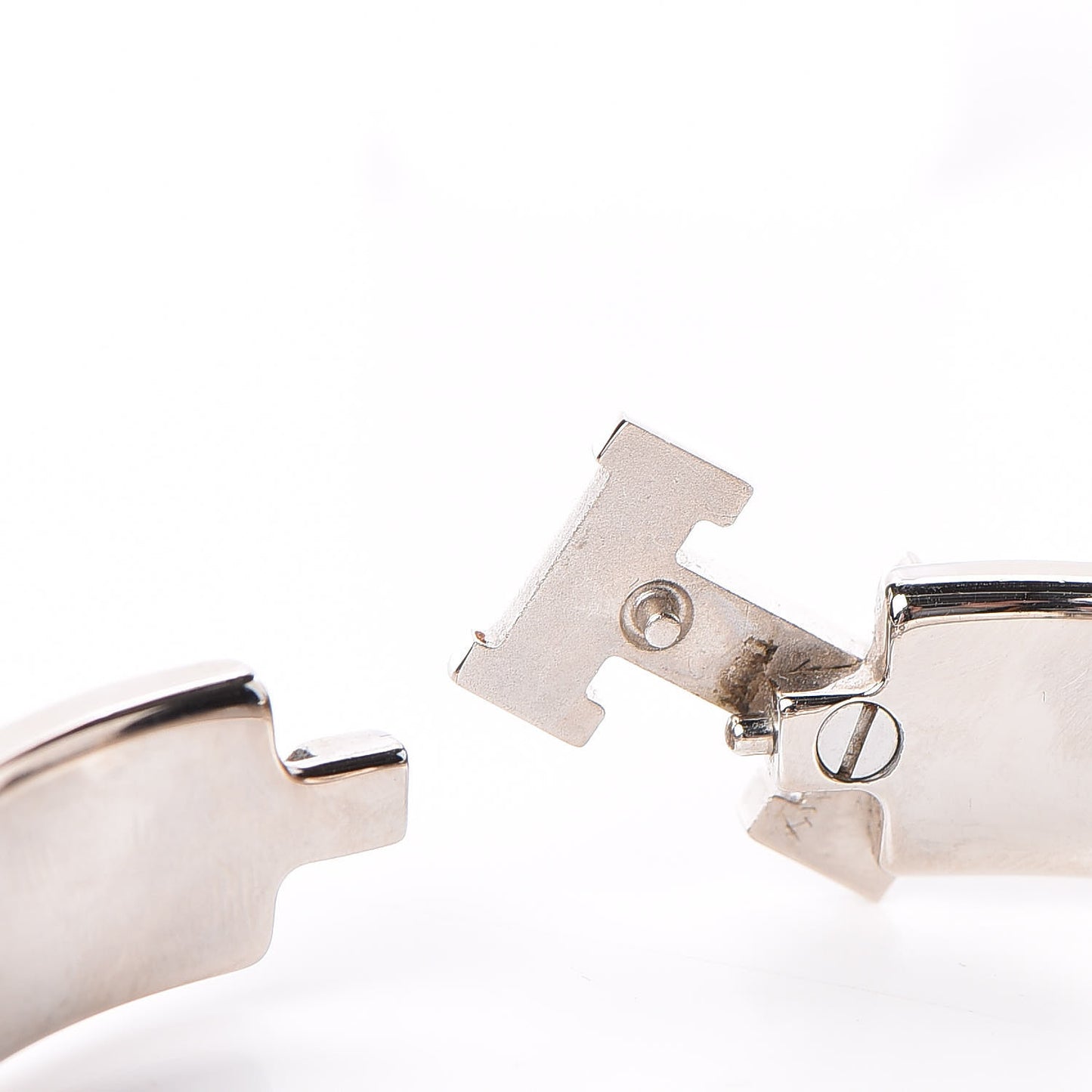 Enamel Narrow Clic Clac H Bracelet PM Orange