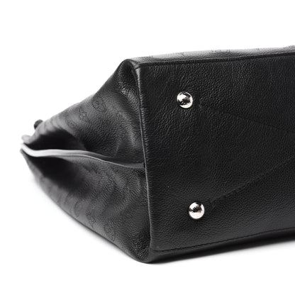 Louis Vuitton Mahina Carmel Hobo Black 6 of 10