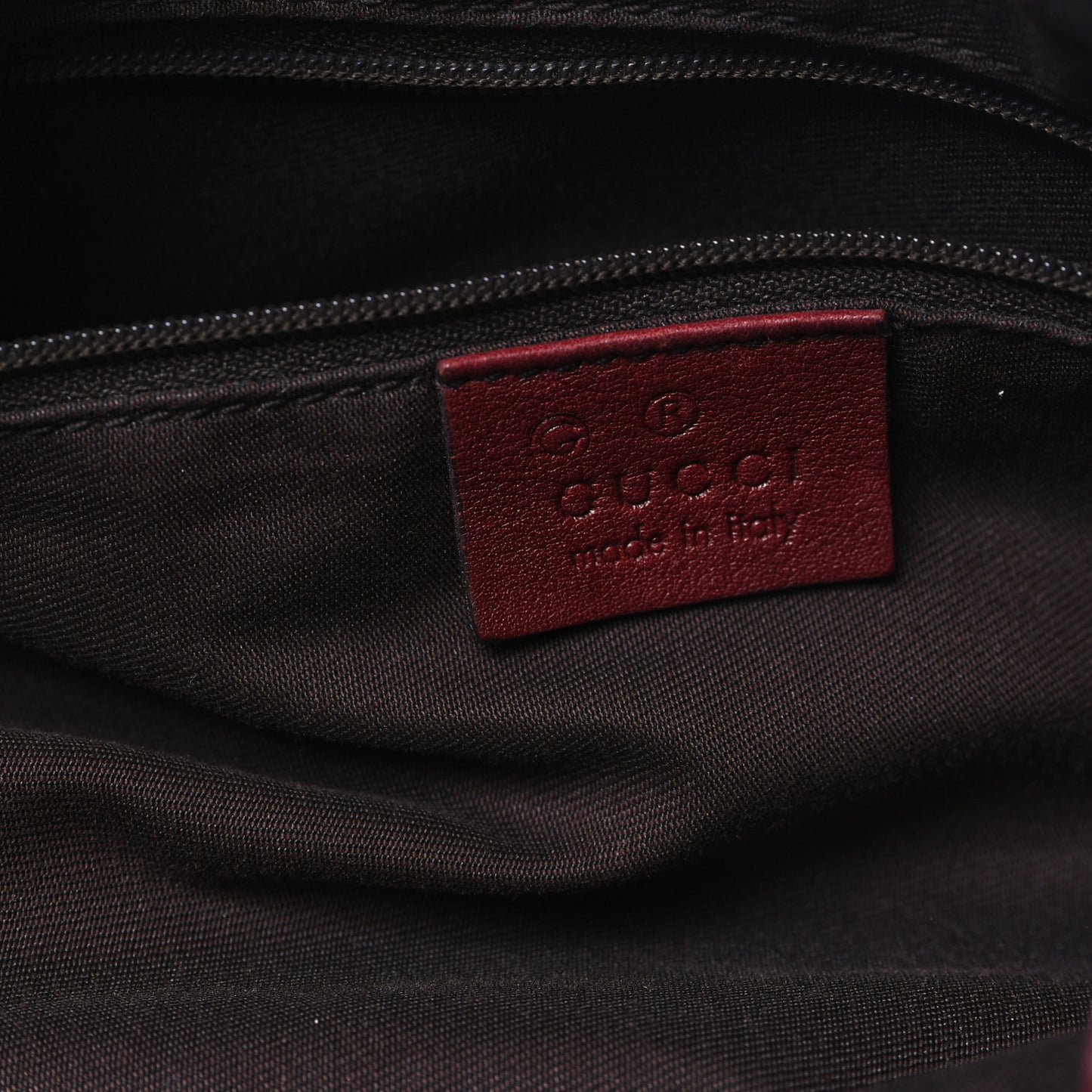 Guccissima Medium Horsebit Chain Hobo Red