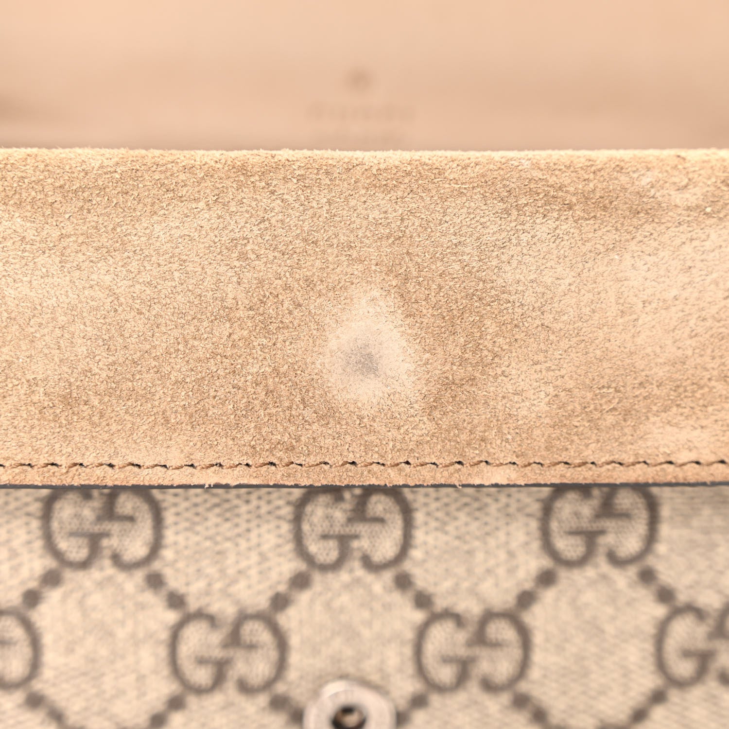 Gucci GG Supreme Monogram Super Mini Dionysus Shoulder Bag Taupe 7 of 11