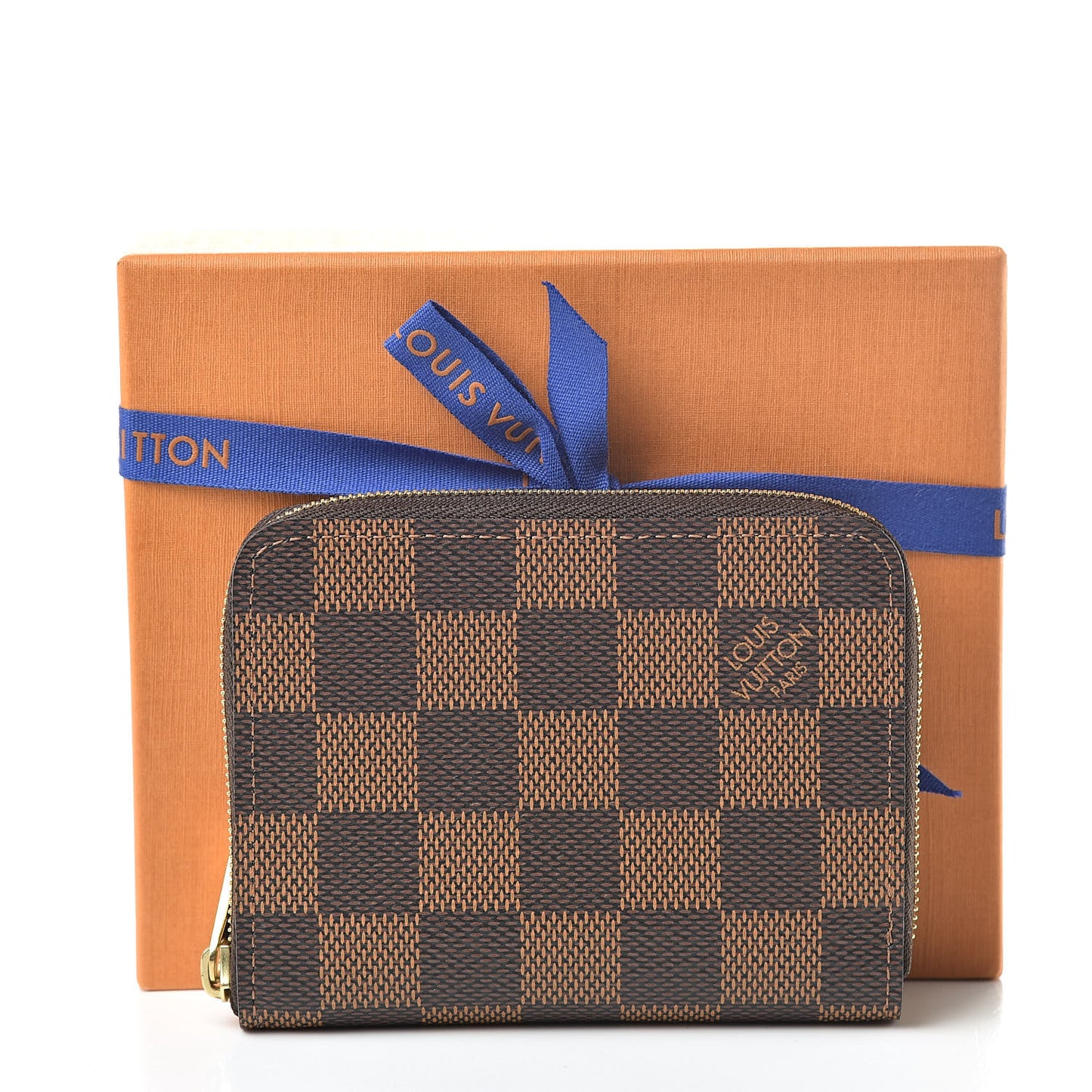 Damier Ebene Zippy Coin Purse