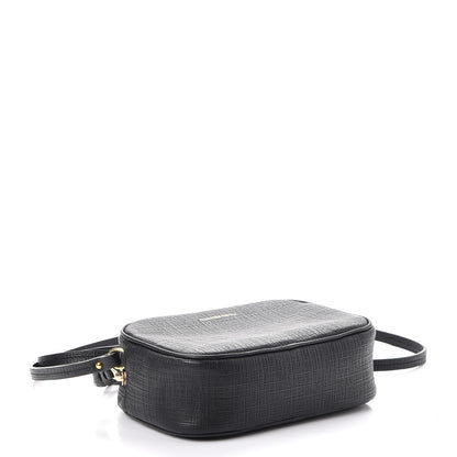 Alexander McQueen Textured Calfskin Camera Cossbody Bag Black 4 of 8