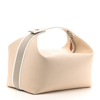 Hermes Canvas Large Bride-A-Brac Pouch Natural 3 of 9