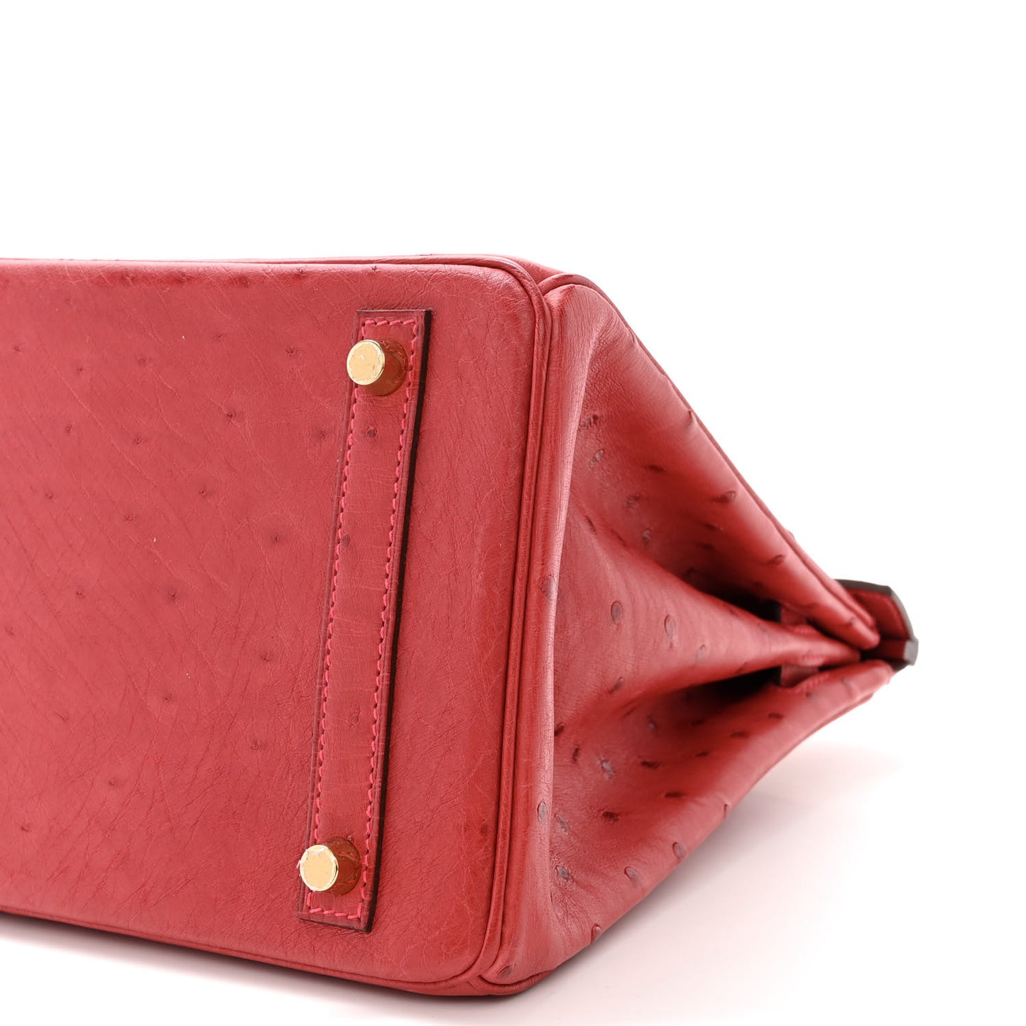 Ostrich Birkin 30 Rouge Vif